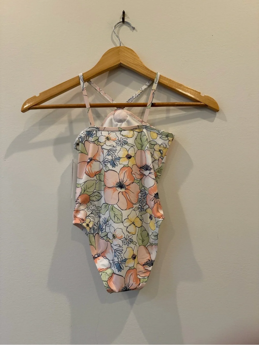 Janie and Jack One Piece Swimsuit Floral Size 5 NWT